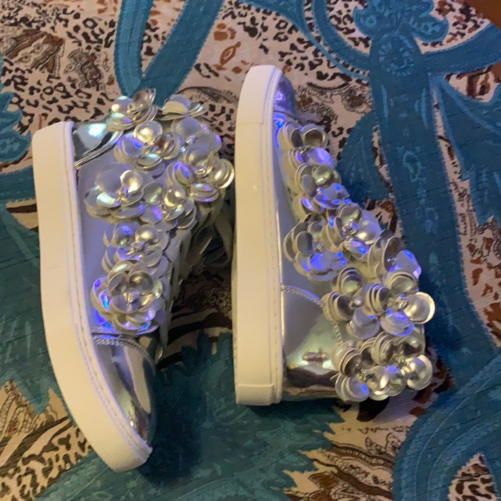 Silver High Tops - image 1